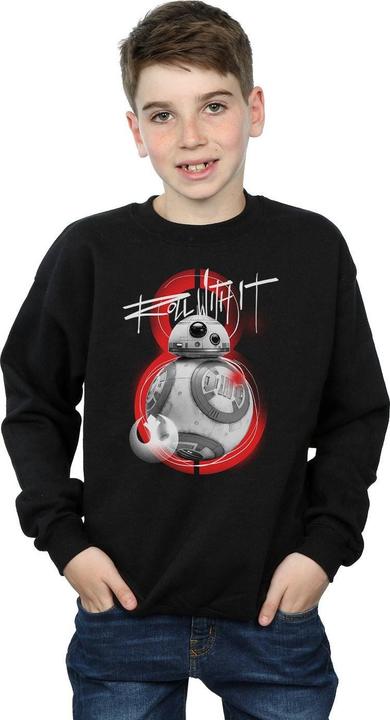 Produktbild Star Wars The Last Jedi BB8 Roll With It Sweatshirt Jungen (140, 146)