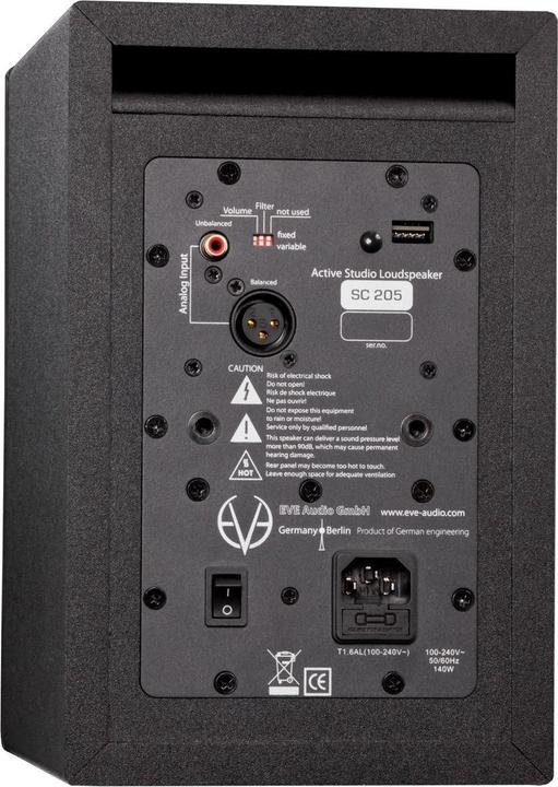 Actual product image EVE audio SC205 (Active, 1 pc., 2x 50 W)