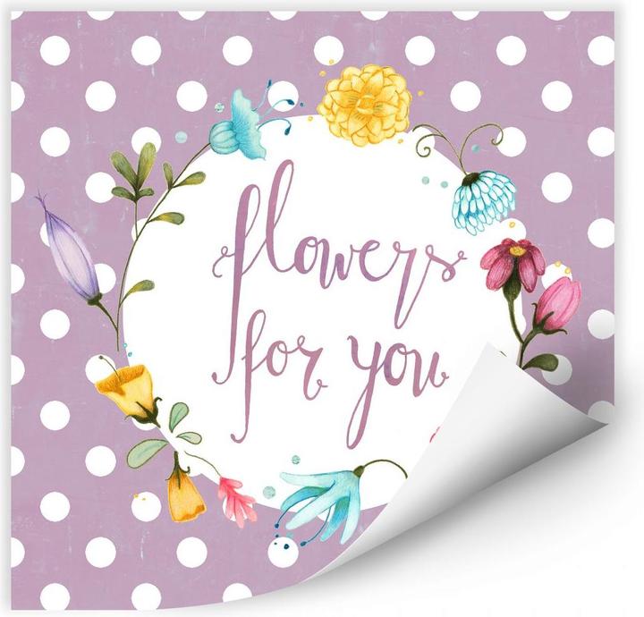 Produktbild Trenddeko Flowers for you (50 x 50 cm)