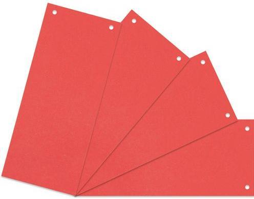 Immagine prodotto Niceday Strisce divisorie vuote 10,5 x 24 cm in cartoncino manila rosso