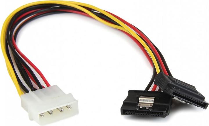 Actual product image StarTech 30 cm 4-pin Molex to SATA Y power cable - Molex to Serial-ATA splitter Y cable