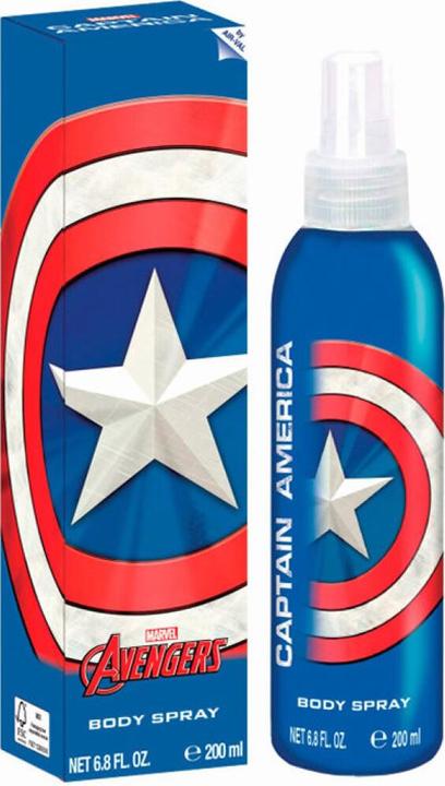 Actual product image Air-Val Marvel Avengers Capitan America Body Spray 200ml (Eau de toilette, 200 ml)