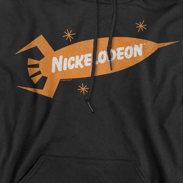Immagine prodotto Nickelodeon Felpa con Cappuccio Logo Rocket Retrò Uomo (L)