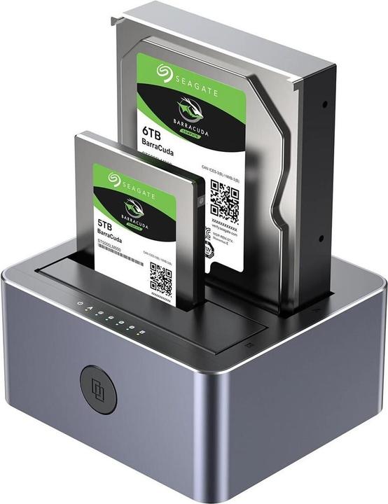 Image du produit Unitek Y-3026GY01-UE Station de clonage de disques 2 x SATA 2 5 /3 5 USB 5Gbps (USB-B, 2 Ports)