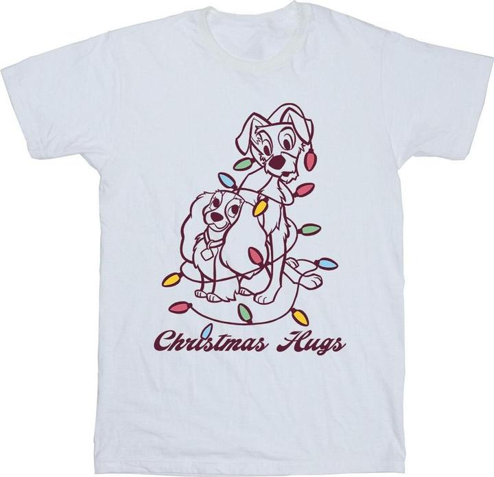 Disney Lady And The Trump Christmas Hugs TShirt