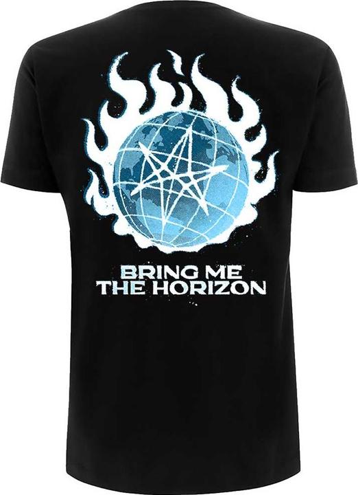 Immagine prodotto Bring Me The Horizon Maglietta Globe in cotone unisex per adulti (S)