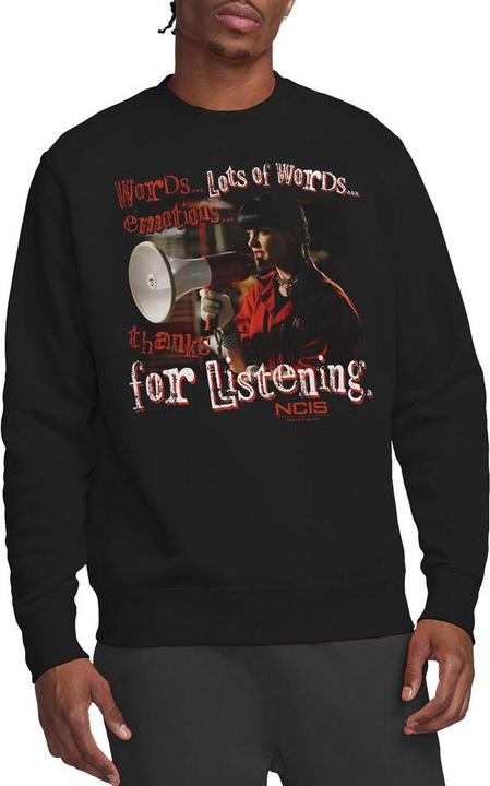 Immagine prodotto Ncis Thanks for Listening Felpa Adulto Unisex (L)