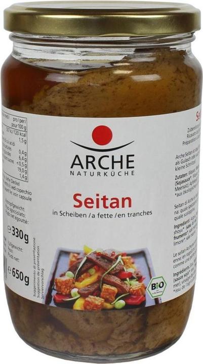 Image du produit Seitan en tranches dans un bocal bio (330 g)