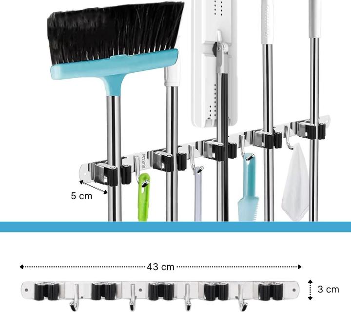 Produktbild Hermex Werkzeugleiste Geräteleiste Gerätewandhalterung Gerätehalter Organizer