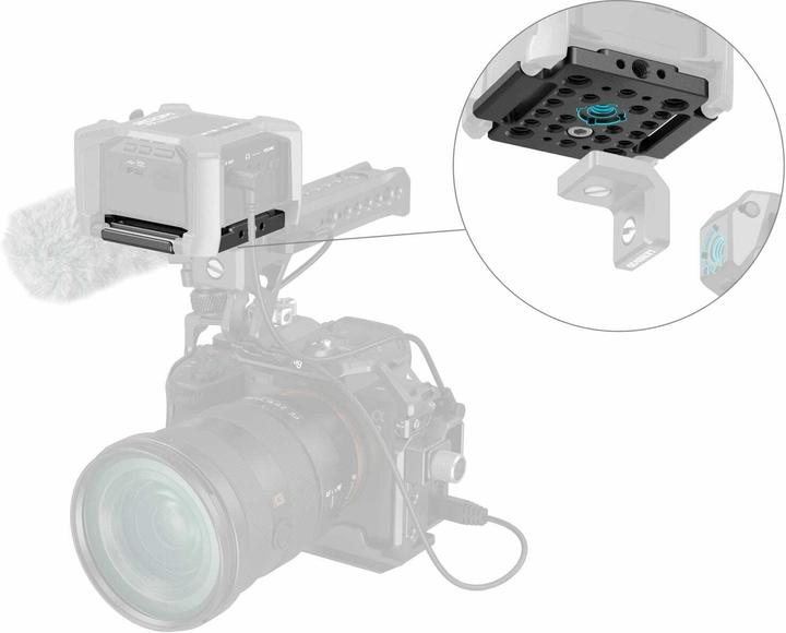 Produktbild SmallRig MD4883 Mount Plate for Zoom F3