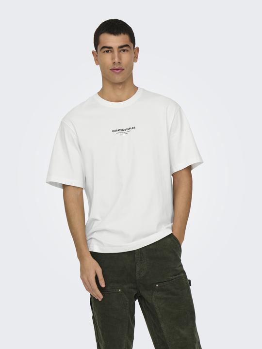 Actual product image Only & Sons Onscurated Rlx Print Ss Tee Noos (L)