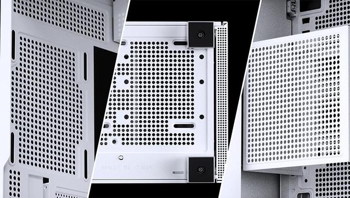 Actual product image Jonsbo D41 MESH White (mATX, DTX, Mini-ITX, ATX)