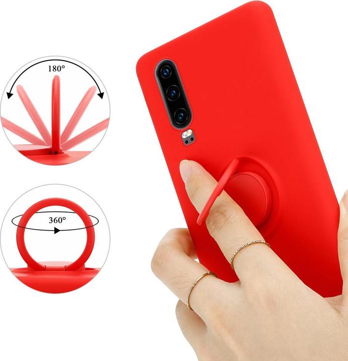 Immagine prodotto Cadorabo Custodia in silicone TPU Liquid Ring Cover (Huawei P30)