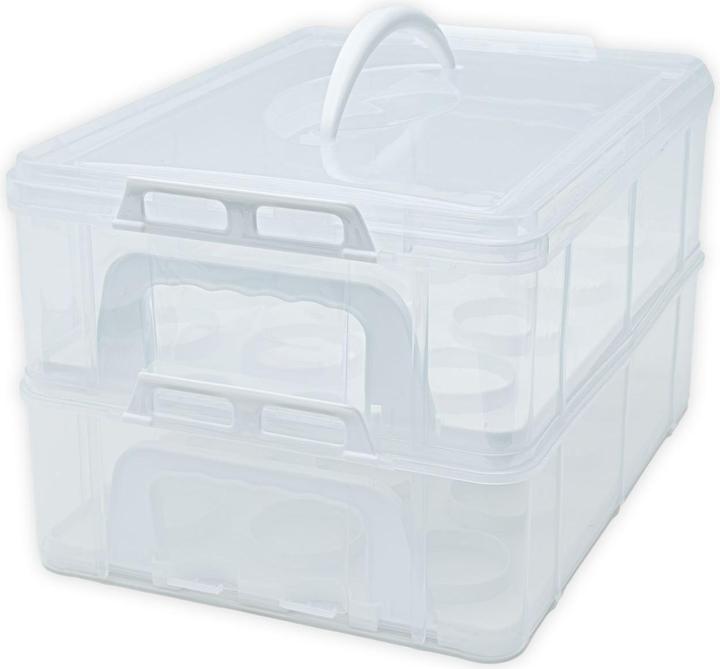 Actual product image Intirilife Kuchen Cupcake Transportbox