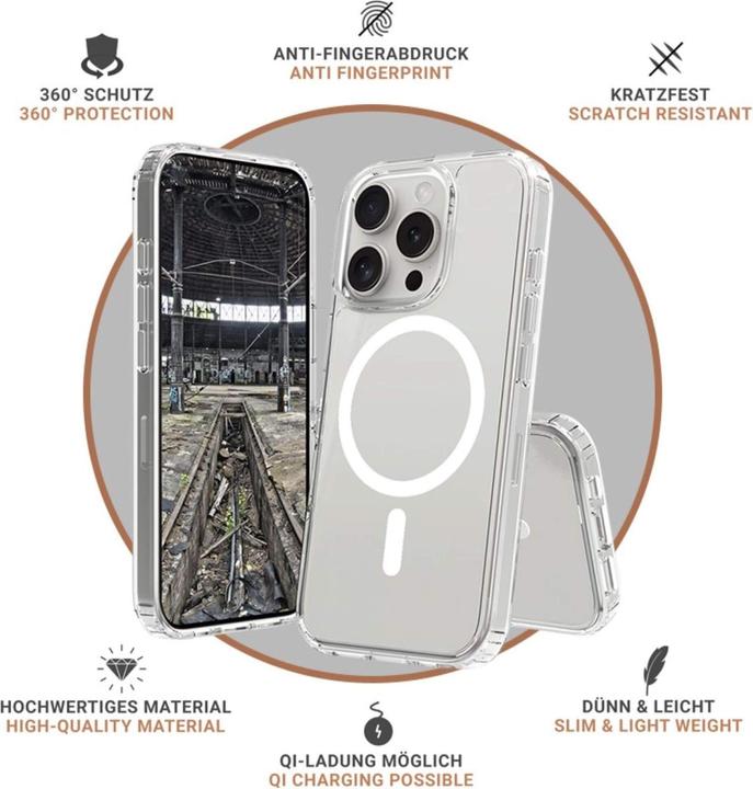 Actual product image JT Berlin Pankow Clear (Apple iPhone 16 Pro)