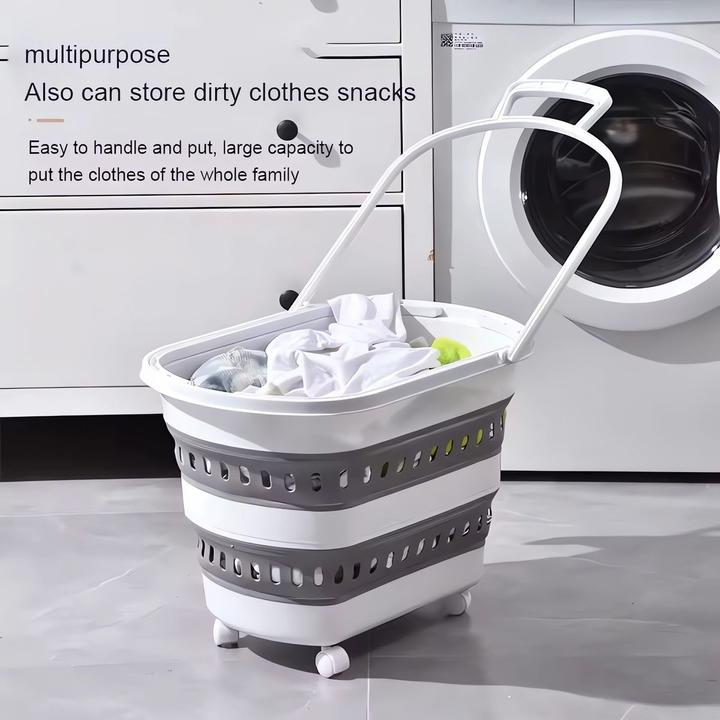 Actual product image König Design Laundry basket Foldable laundry bin Laundry box Laundry bin Storage basket 38 L (38 l)