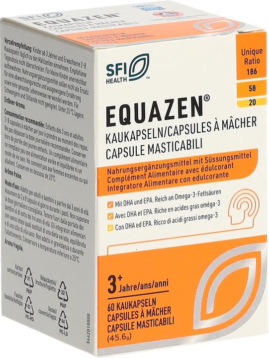 Equazen IQ Equazen Kaukapseln/Capsules à mâcher/Capsule masticabili Ds 60 Stk (60 Stück, Kapseln, 75 g)
