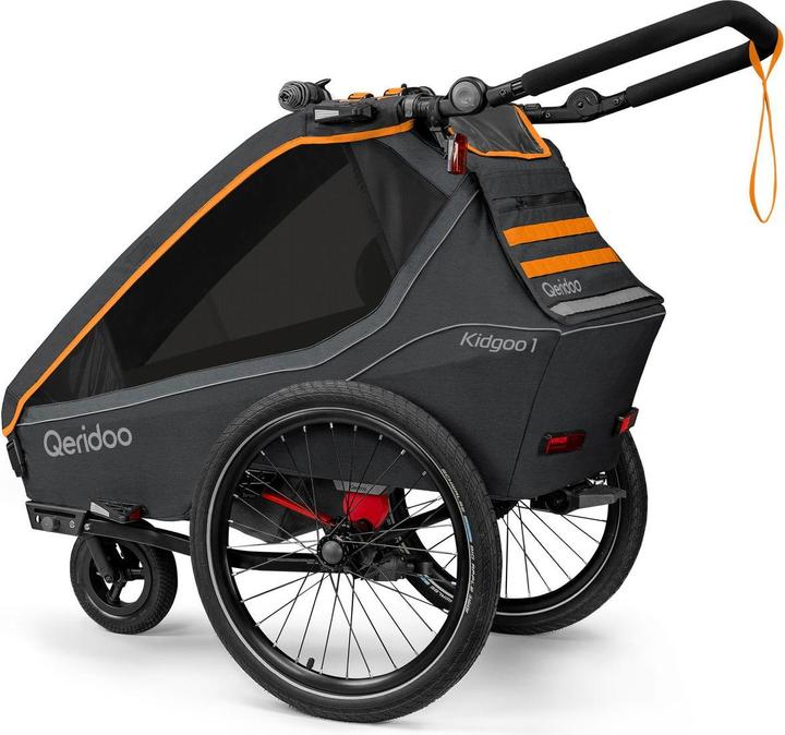 Image du produit Qeridoo Kidgoo 1 FIDLOCK Edition - Kinderfahrradanhänger für 1 Kind