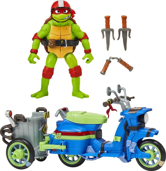 Actual product image Boti Teenage Mutant Ninja Turtles Battle Cycle Scooter with Raphae