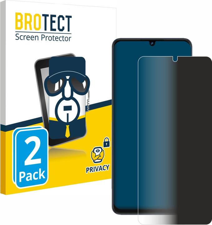 Actual product image BROTECT Anti-spy privacy film Blue light protection film (2 Piece, ZTE Blade V50)