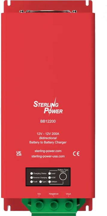 Image du produit Sterling Power Booster de charge 12V/12V 200A - Sterlingpower