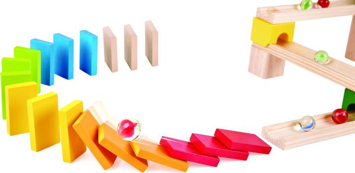 Produktbild Hape Rasante Murmelbahn mit Domino