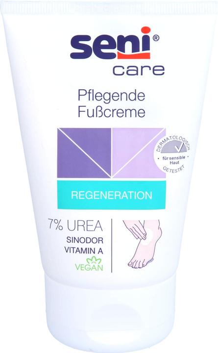 Seni Care Fusscreme pflegend 7% Urea vegan Creme (Fussdeodorant & -puder, 100 ml)