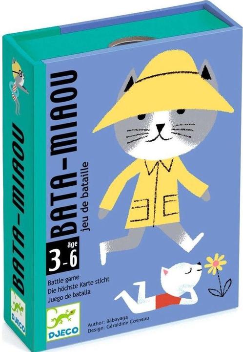 Immagine prodotto Djeco Gioco di carte Bata - Miaou (Tedesco, Francese, Italiano, Inglese)