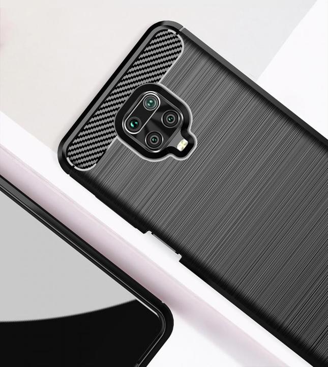 Produktbild Screenguard Xiaomi Redmi Note 9 Pro Hülle Carbon Brushed Soft TPU (Xiaomi Redmi Note 9 Pro)