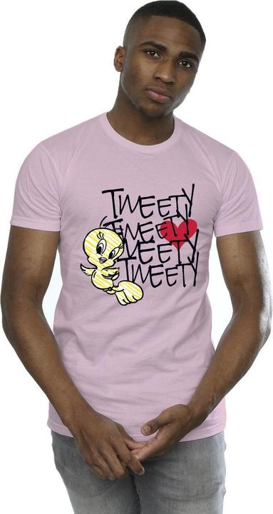 Immagine prodotto Looney Tunes Tweety Love Heart Maglietta Uomo (XXL)
