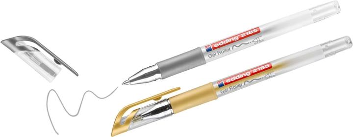 Produktbild Edding Gel Roller Blister 496155 (Gold, Silber, 2 x)