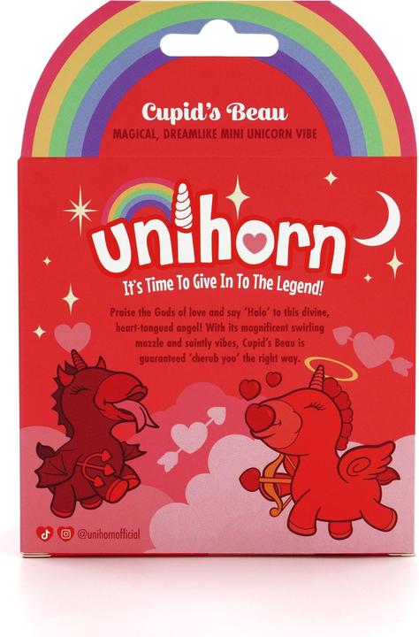 Actual product image Unihorn Cupid's Beau Vibrator Red