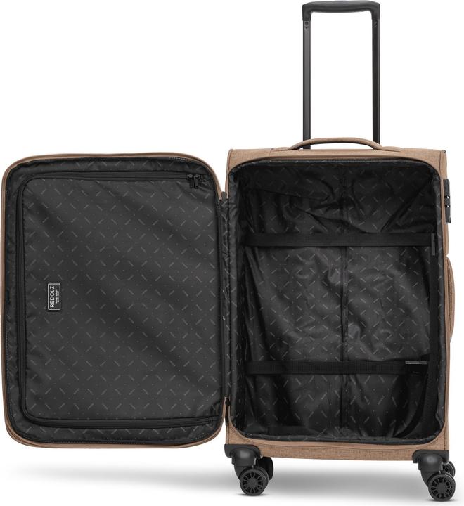 Immagine prodotto Redolz Essentials 12 THREE SET Set di valigie a 4 ruote Set di valigie a 3 pezzi con piega elastica (201 l, XL (da 115l))