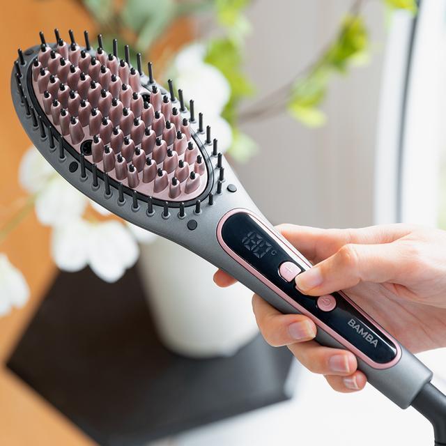 Actual product image Cecotec Bamba InstantCare 800 Travel Brush 26W Tourmaline Ceramic Coating 190º LED Display 1100 Smooth Brush