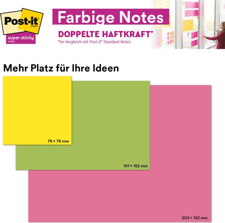 Productafbeelding Post-it Super kleverige grote notities (15 x 20 cm)