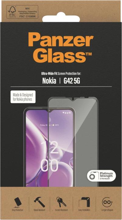 Produktbild PanzerGlass Ultra-Wide Fit (1 Stück, Nokia G42)