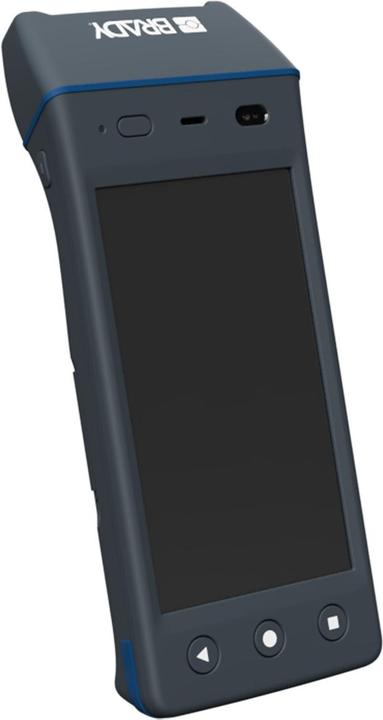 Image du produit Brady HH83 Lecteur RFID, noir et bleu, 78 x 177 x 35 mm (LxHxP), écran tactile couleur, avec batterie, B