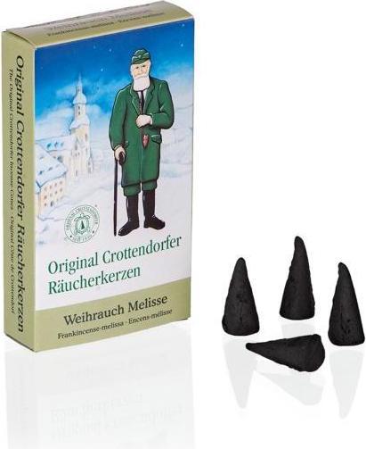 Crottendorfer 1023 - Räucherkerzen Weihrauch Melisse M, 24 Stück