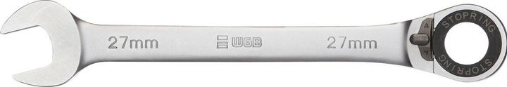 WGB Maulschlüssel mit Ringratsche Schraubenschlüssel gekröpft SW 10 mm Stahl (10 mm)
