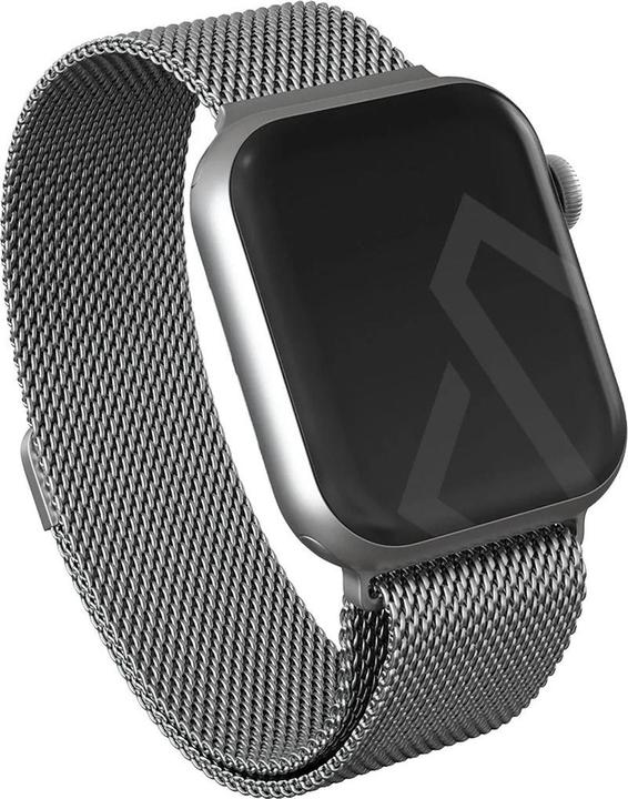 Actual product image Burga Apple Watch Band Metal Mesh Silver 38mm / 40mm / 41mm (Milanaise RVS vlechtwerk)