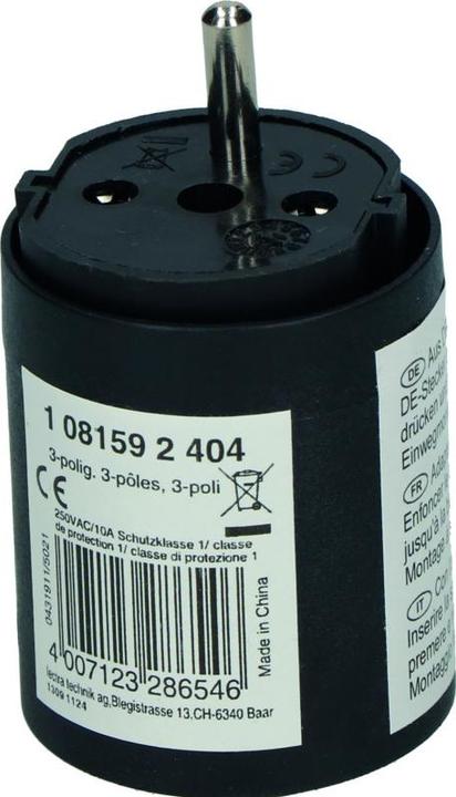Actual product image Brennenstuhl Fixed adapter (Type 12)