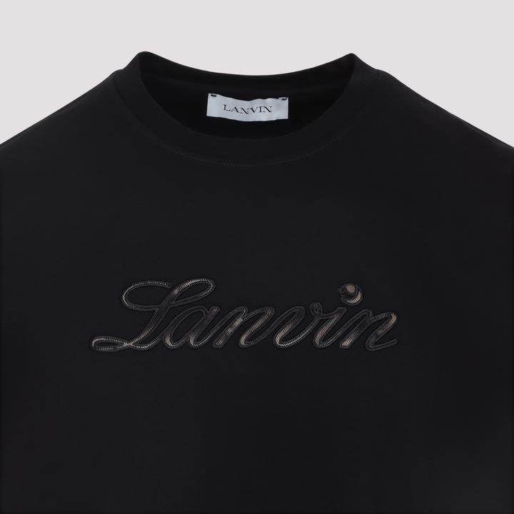 Immagine prodotto Lanvin denim t-shirt with embroidered logo (S)