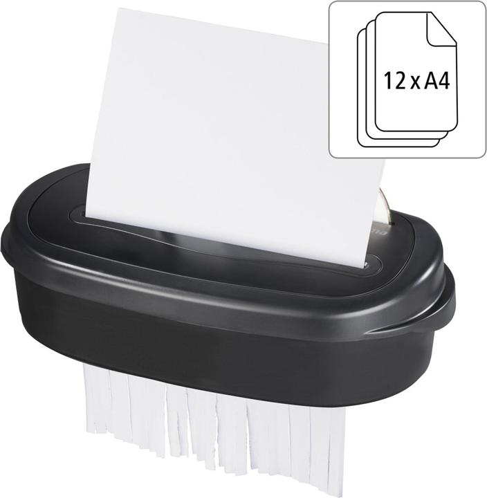 Produktbild Hama Aktenvernichter Home X12CD Streifenschnitt 4 x 40 mm 21 l Blattanzahl (max.): 13 Sicherheitsstufe (Streifenschnitt)