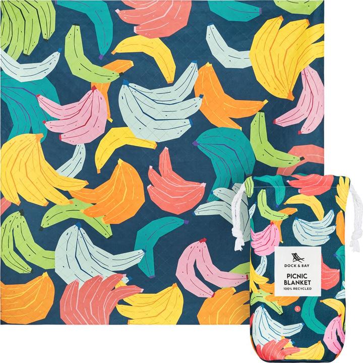 Actual product image Dock & Bay Picnic Blanket L Bananarama 170x170cm