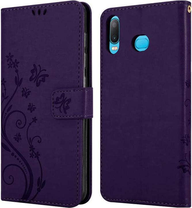 Image du produit Cadorabo Couverture du livre de fleurs (Samsung Galaxy A6s)