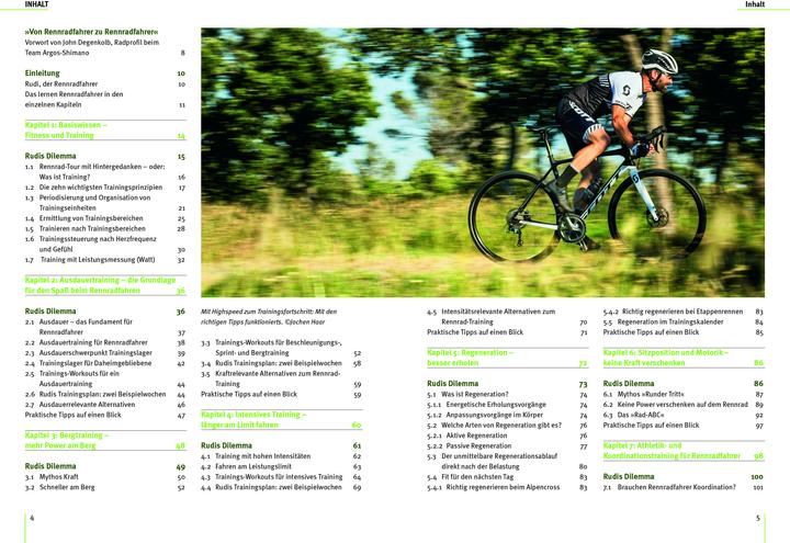 Nährwerte und Zutaten Rennrad-Training (Deutsch, Jochen Haar, 2023)