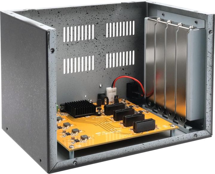 Actual product image Exsys PCI-E to 4x PCIe Expansion Box