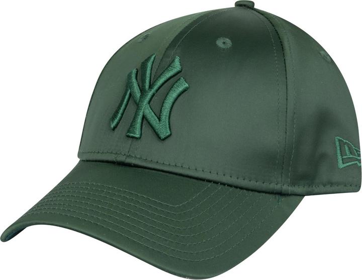 New Era 9Forty Damen Cap - Satin New York Yankees Dunkelgrün