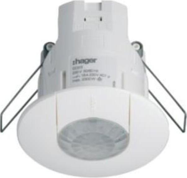 Immagine prodotto Hager 1 pezzo Rivelatore di presenza da incasso 360G On/Off EE815 / 342982 (20 m)