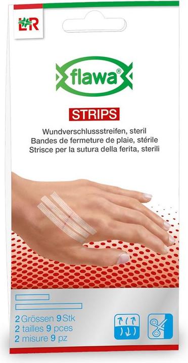 Produktbild Flawa STRIPS Wundverschlussstreif 2 Gr 9 (9 x)